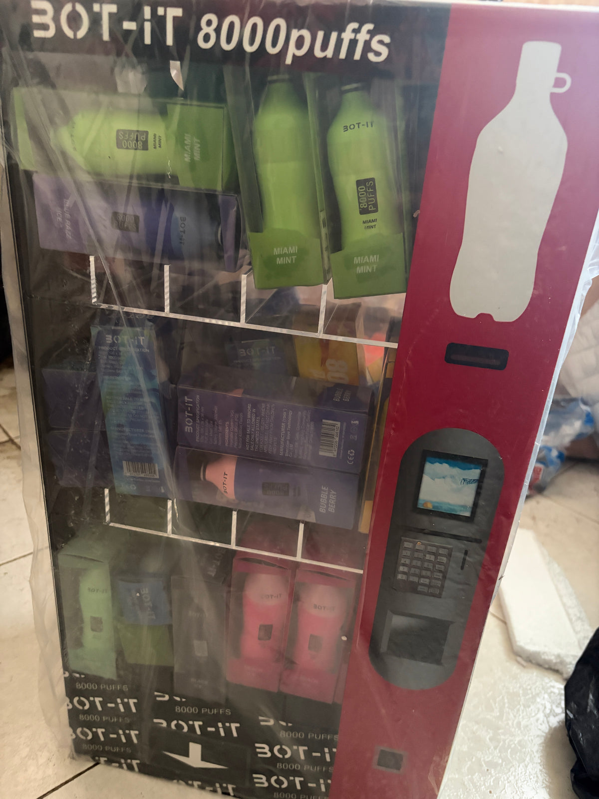 Bot It 8,000 hits (75 piezas + estante de regalo)